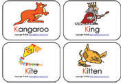 consonant-k-mini-flashcards